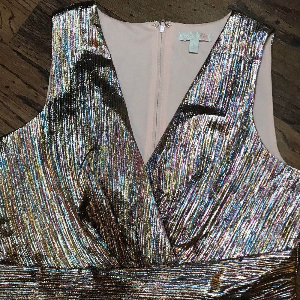 GB Metallic cocktail Dress size L